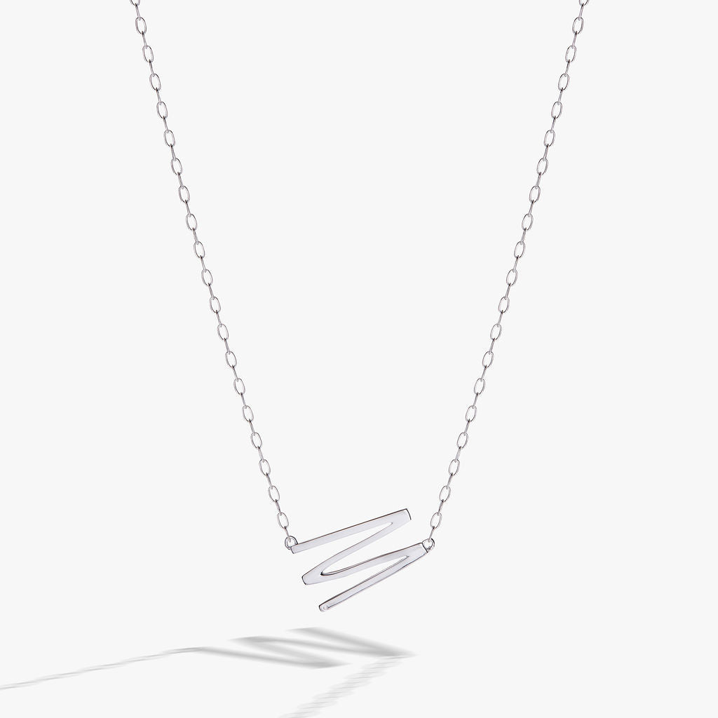 Alex and Ani Precious Elongated Initial Necklace M