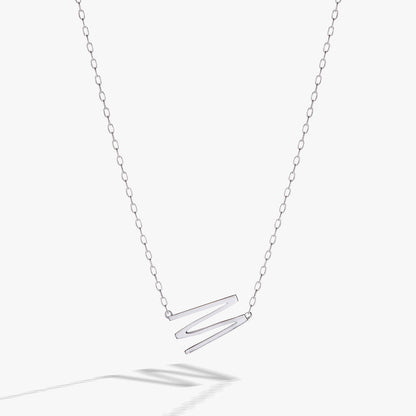 Alex and Ani Precious Elongated Initial Necklace M