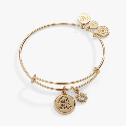 Alex and Ani The Best Is Yet To Come' Duo Charm Bangle
