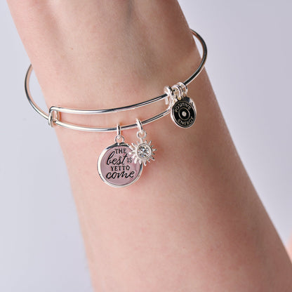 Alex and Ani The Best Is Yet To Come' Duo Charm Bangle
