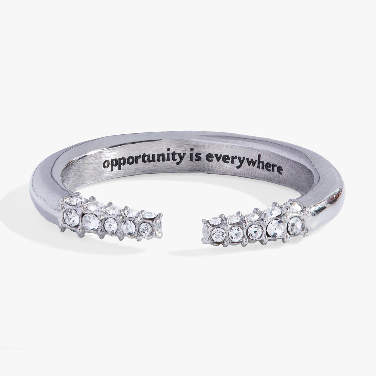 Alex and Ani Mantra Tusk Ring-Opportunity is everywhere