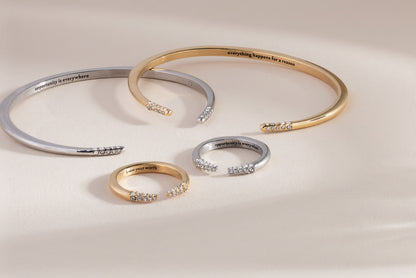 Alex and Ani Mantra Tusk Ring-Opportunity is everywhere