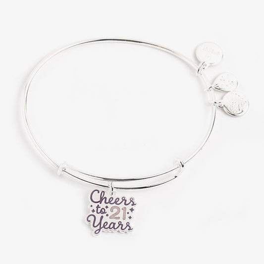 Alex and Ani Cheers to 21 Years' Charm Bangle