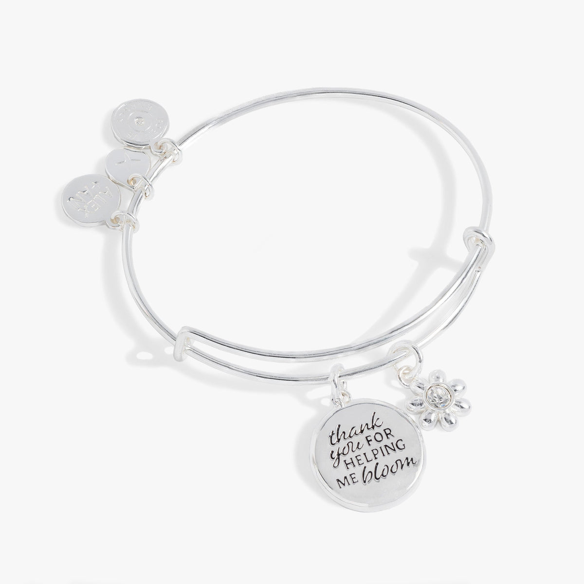 Alex and Ani Thank You For Helping Me Bloom' Charm Bangle