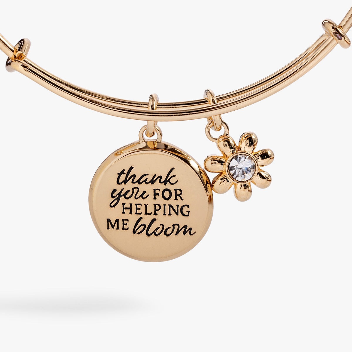 Alex and Ani Thank You For Helping Me Bloom' Charm Bangle