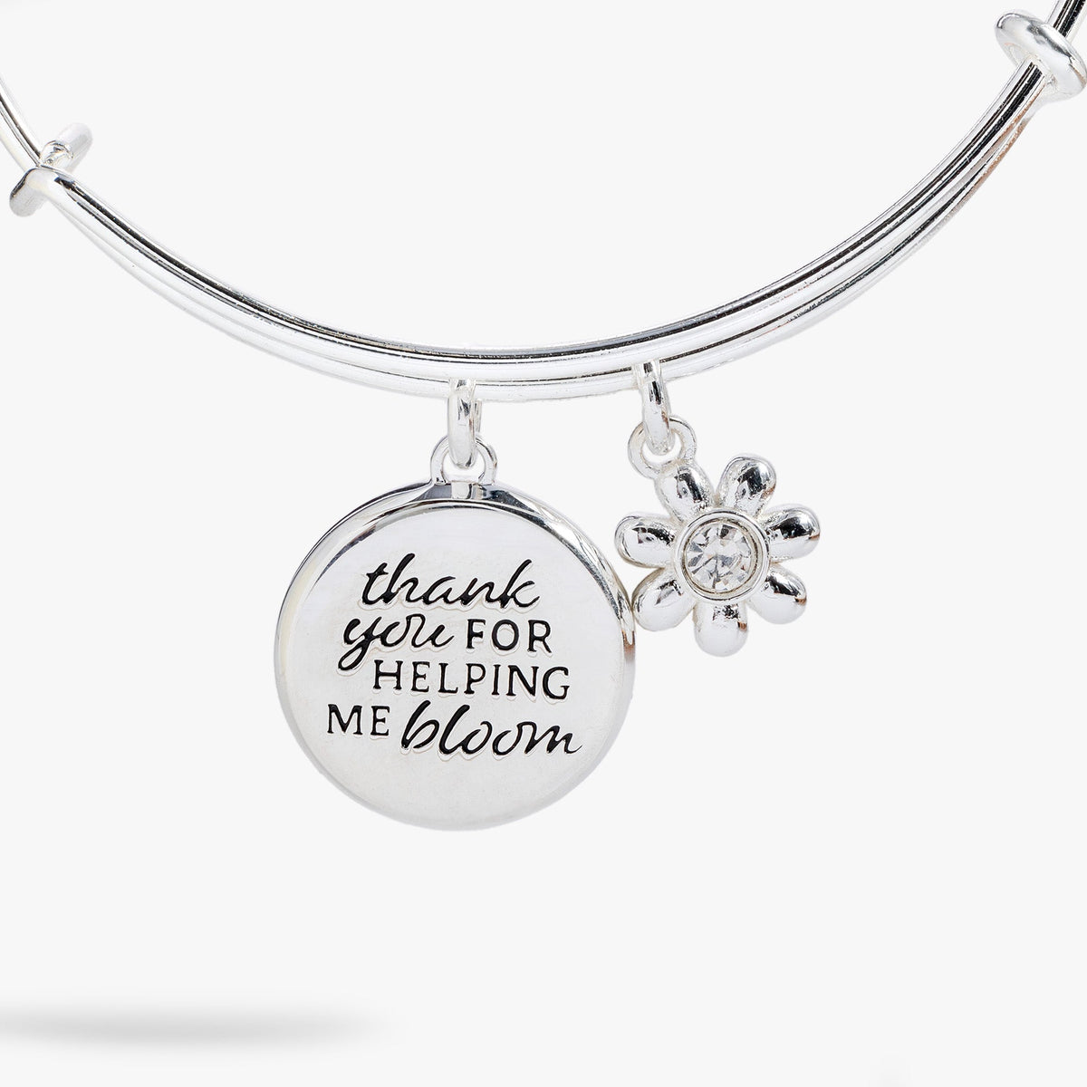 Alex and Ani Thank You For Helping Me Bloom' Charm Bangle