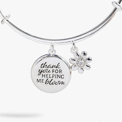 Alex and Ani Thank You For Helping Me Bloom' Charm Bangle