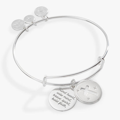 Alex and Ani Hidden Message Cross Affirmation Bangle