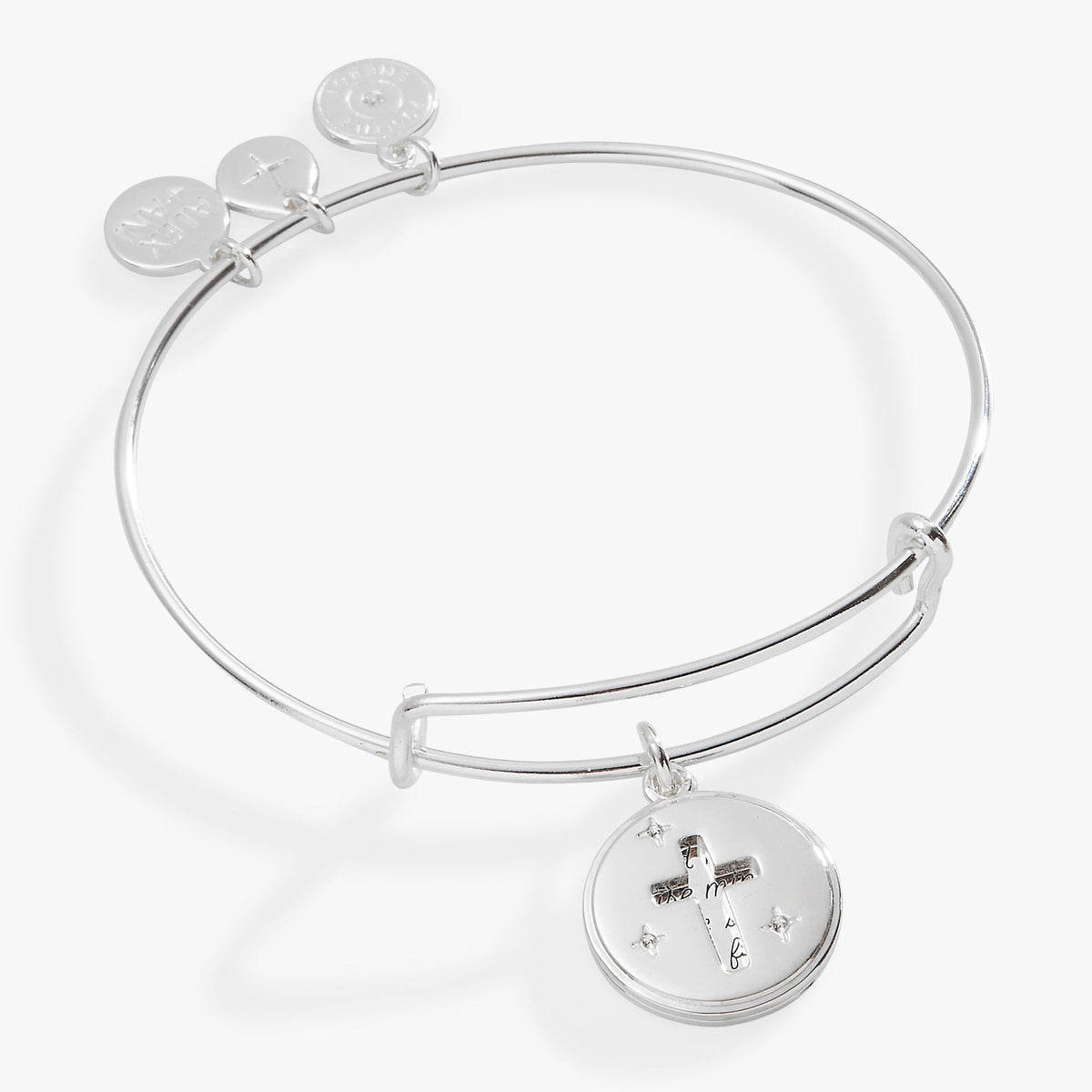 Alex and Ani Hidden Message Cross Affirmation Bangle
