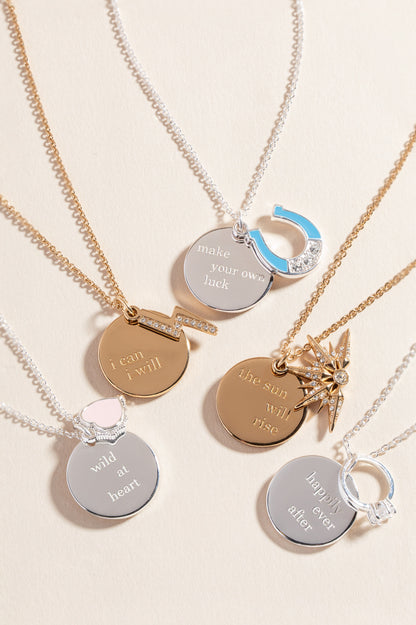 Alex and Ani “Wild at Heart” Duo Charm Pendant Necklace