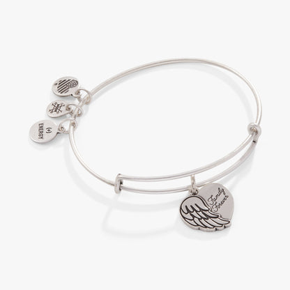 Alex and Ani Family Forever' Angel Wing Heart Charm Bangle