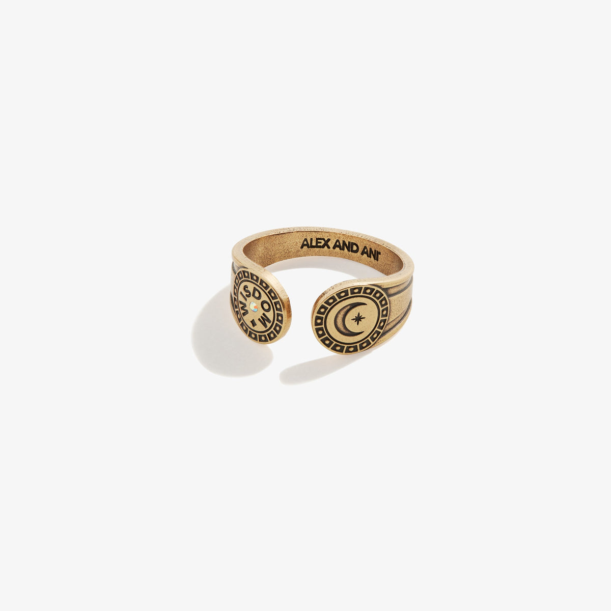Alex and Ani Motivation Moon Ring Wrap