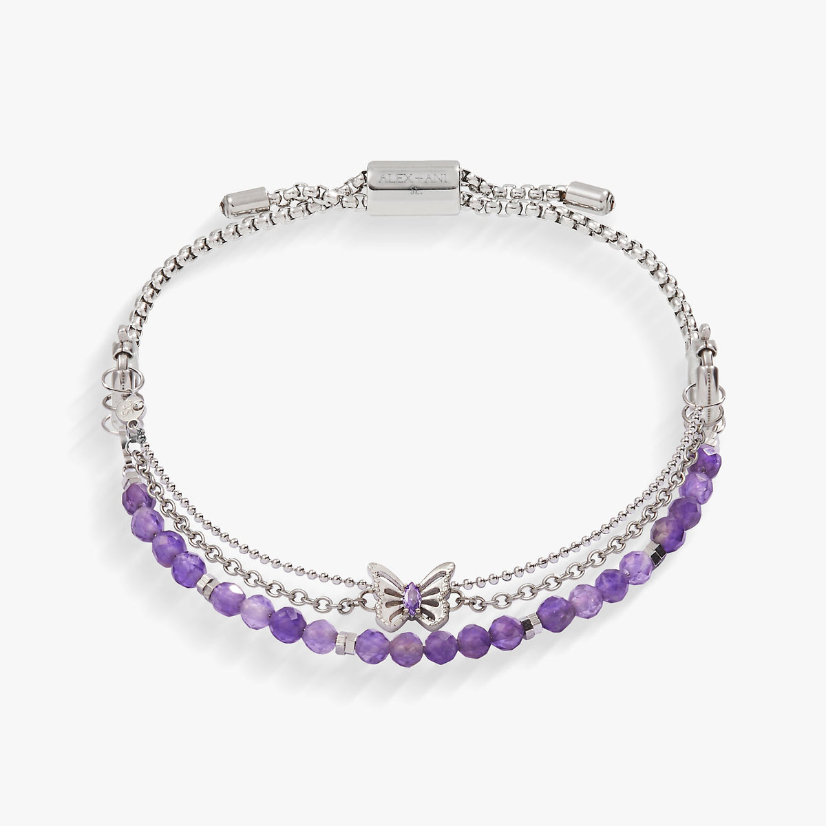 Alex and Ani Stranded Butterfly Bracelet Set