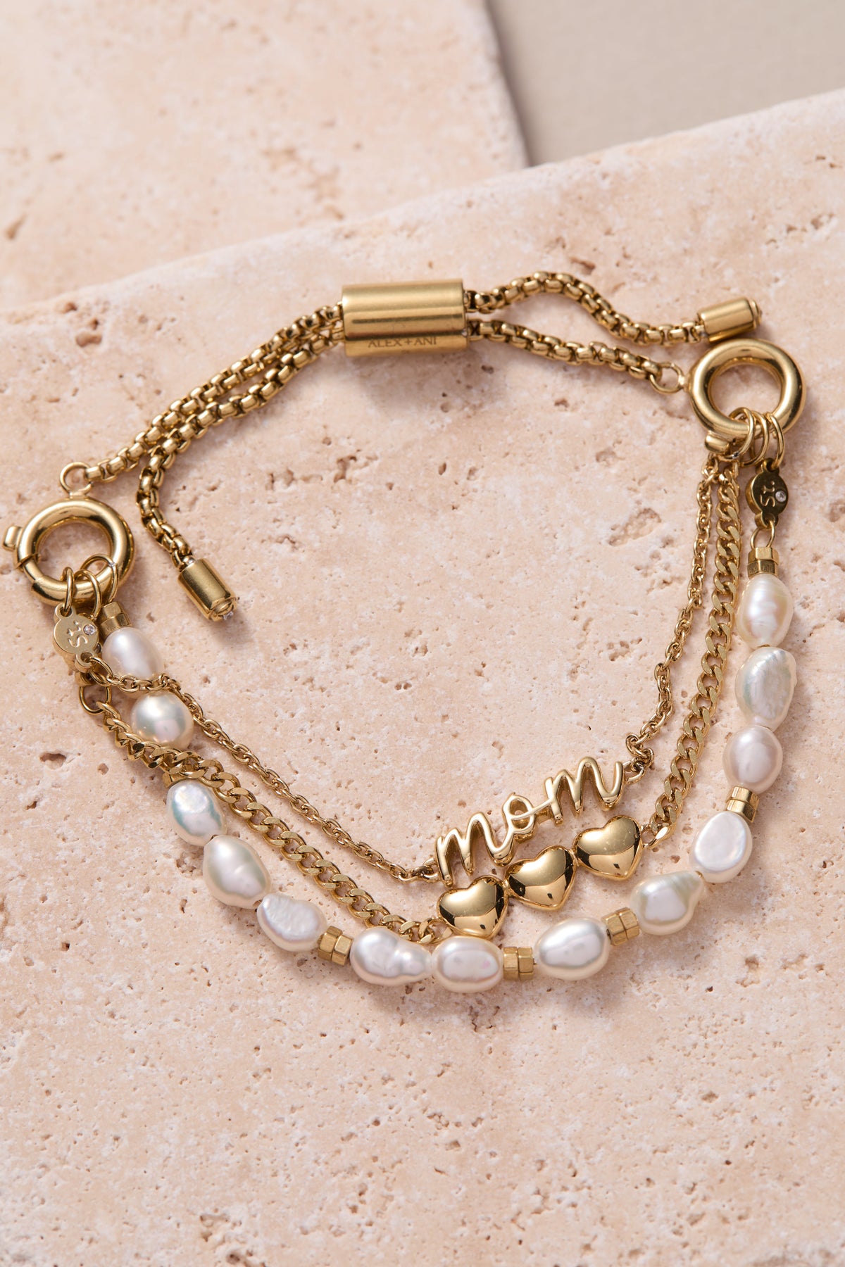 Alex and Ani “Home is where the heart is” Mom Stranded Bracelet