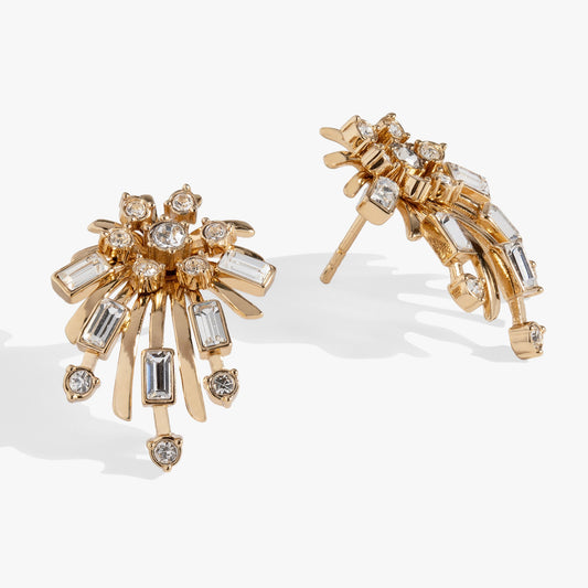 Alex and Ani Festive Sparkle Stud Earrings