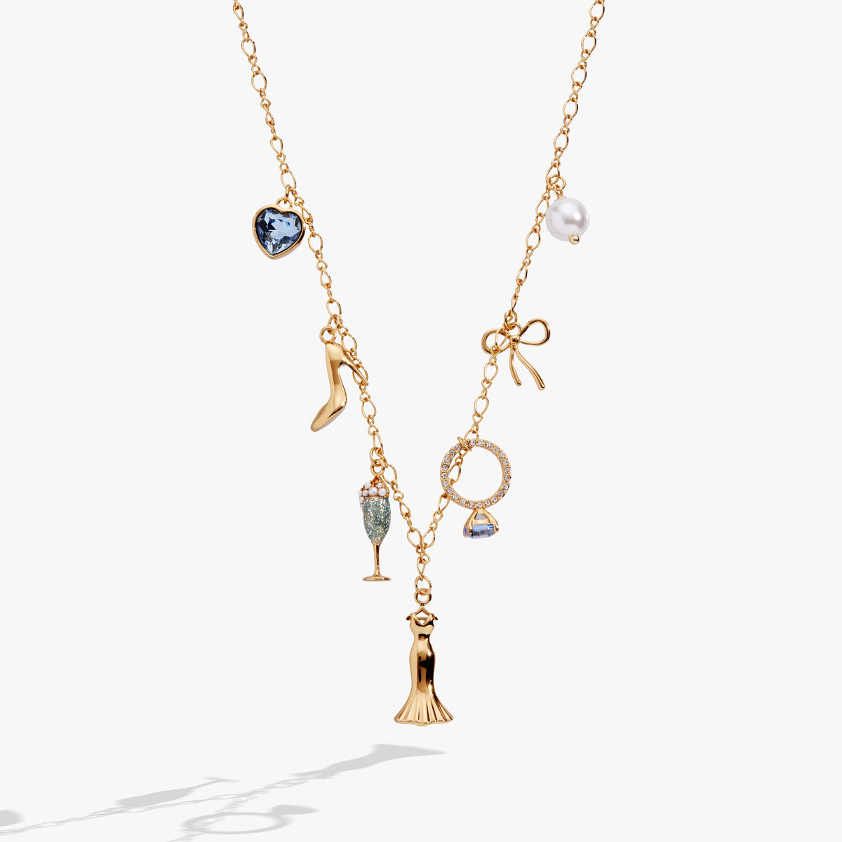 Alex and Ani Bridal Multi-Charm Necklace