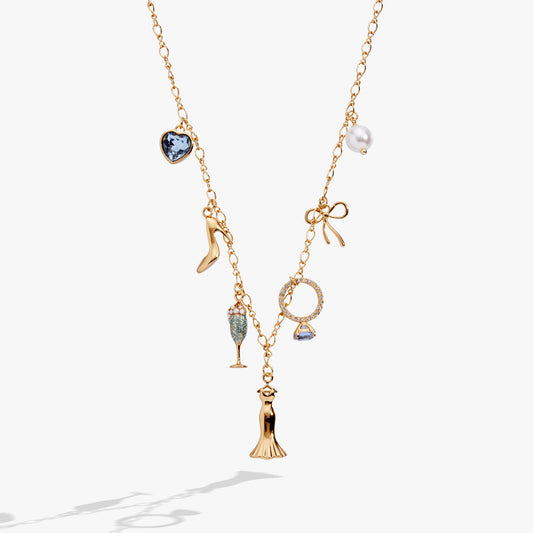 Alex and Ani Bridal Multi-Charm Necklace