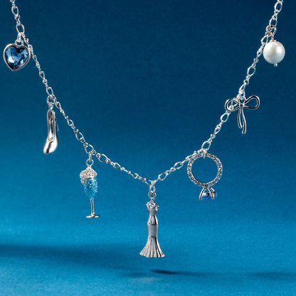Alex and Ani Bridal Multi-Charm Necklace