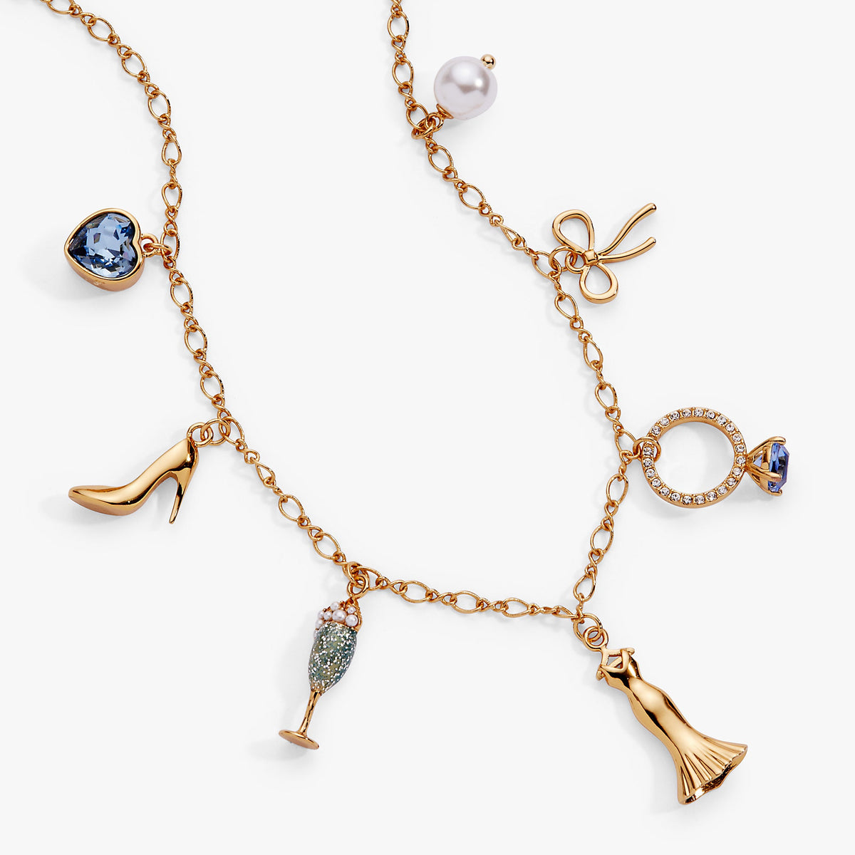 Alex and Ani Bridal Multi-Charm Necklace