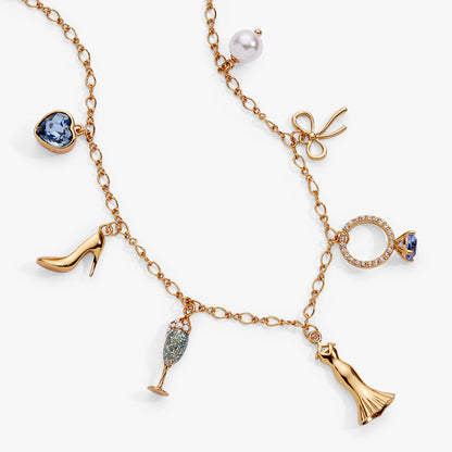 Alex and Ani Bridal Multi-Charm Necklace