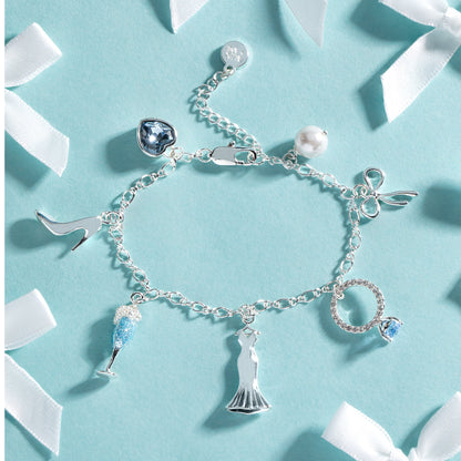 Alex and Ani Bridal Multi-Charm Bracelet