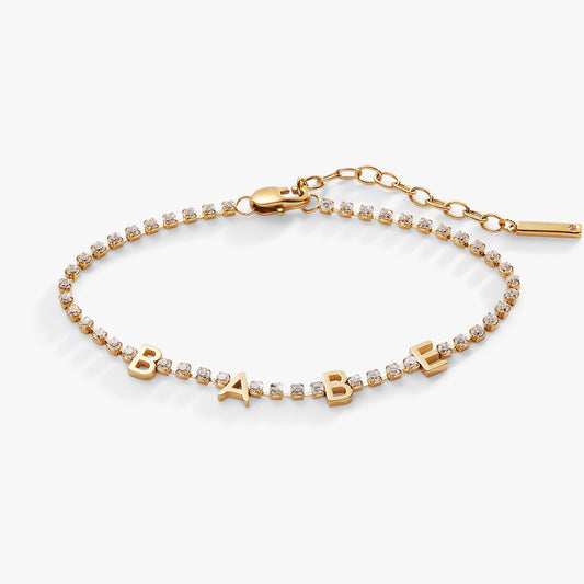 Alex and Ani “Babe” Crystal Tennis Bracelet – Fun Special Occasion Jewelry Gift