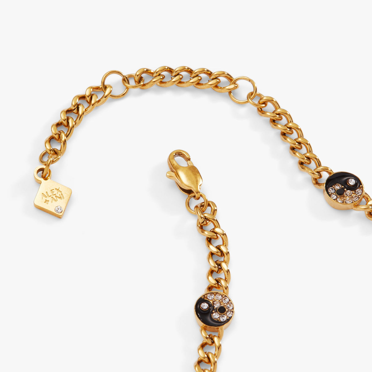 Alex and Ani Yin Yang Curb Chain Bracelet