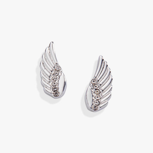 Alex and Ani Faith Wing Stud Earrings