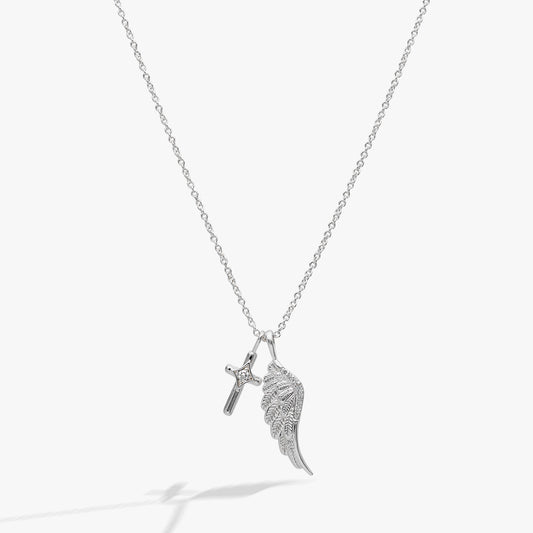 Alex and Ani Faith Duo Charm Necklace