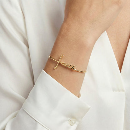Alex and Ani Faith In-Line Bracelet