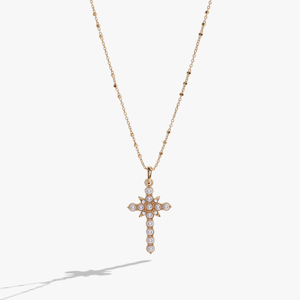 Alex and Ani Divine Guides Cross Pendant Necklace