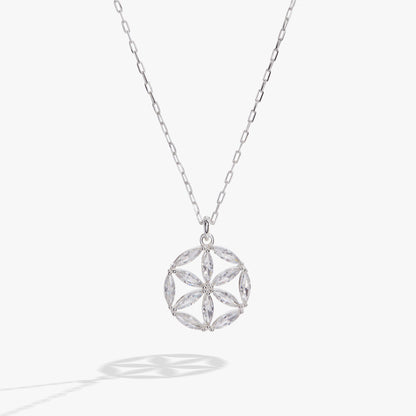 Alex and Ani Faith and Family Rosette Pendant Necklace