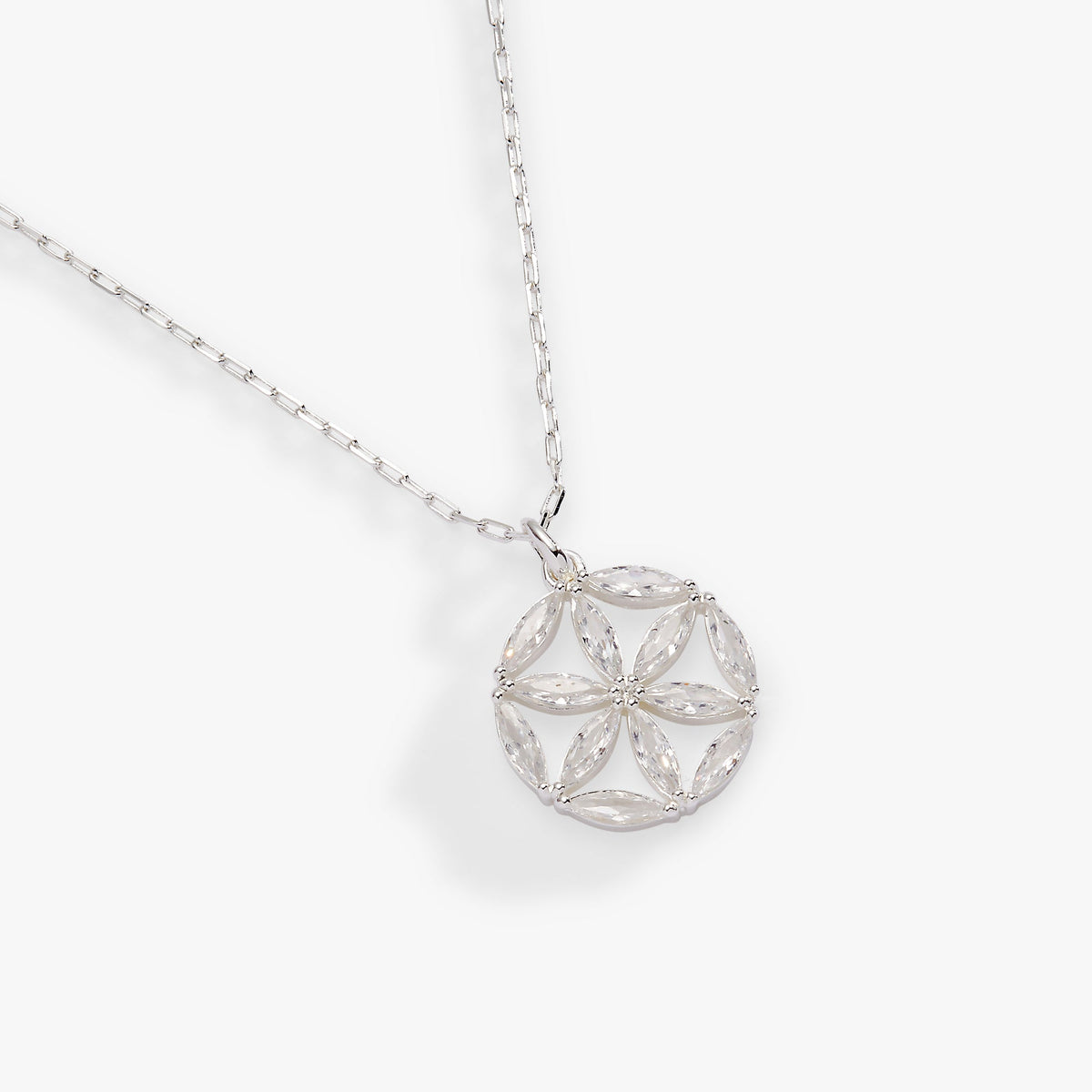 Alex and Ani Faith and Family Rosette Pendant Necklace
