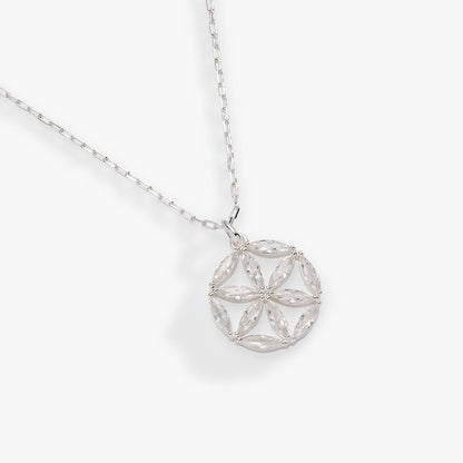 Alex and Ani Faith and Family Rosette Pendant Necklace