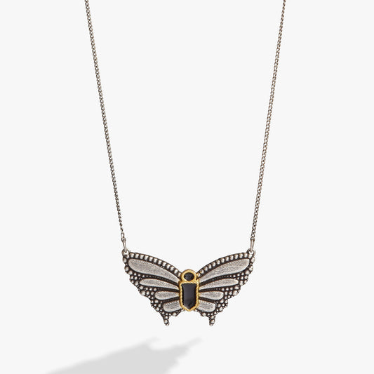 Alex and Ani Antique Butterfly Necklace