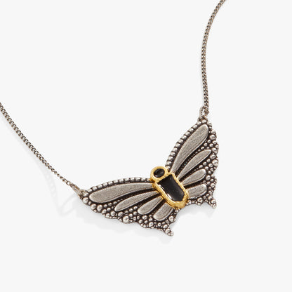 Alex and Ani Antique Butterfly Necklace