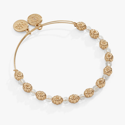 Alex and Ani Pumpkin + Crystal Beaded Bangle