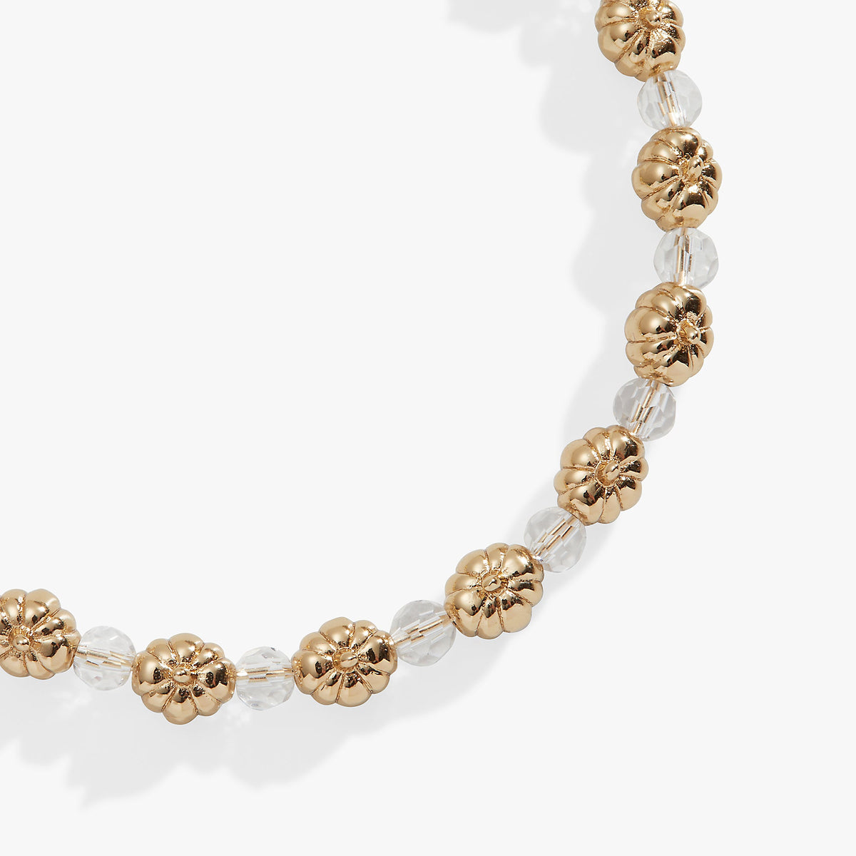 Alex and Ani Pumpkin + Crystal Beaded Bangle