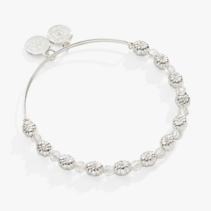 Alex and Ani Pumpkin + Crystal Beaded Bangle