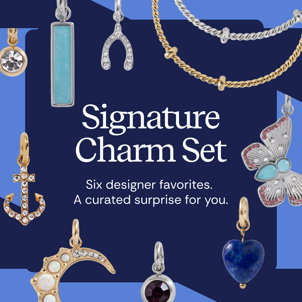 Alex and Ani Signature Charm Set