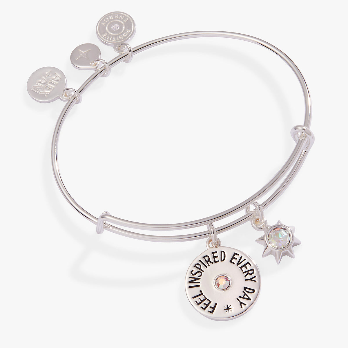 Alex and Ani Feel Inspired Every Day' Mantra Charm Bangle