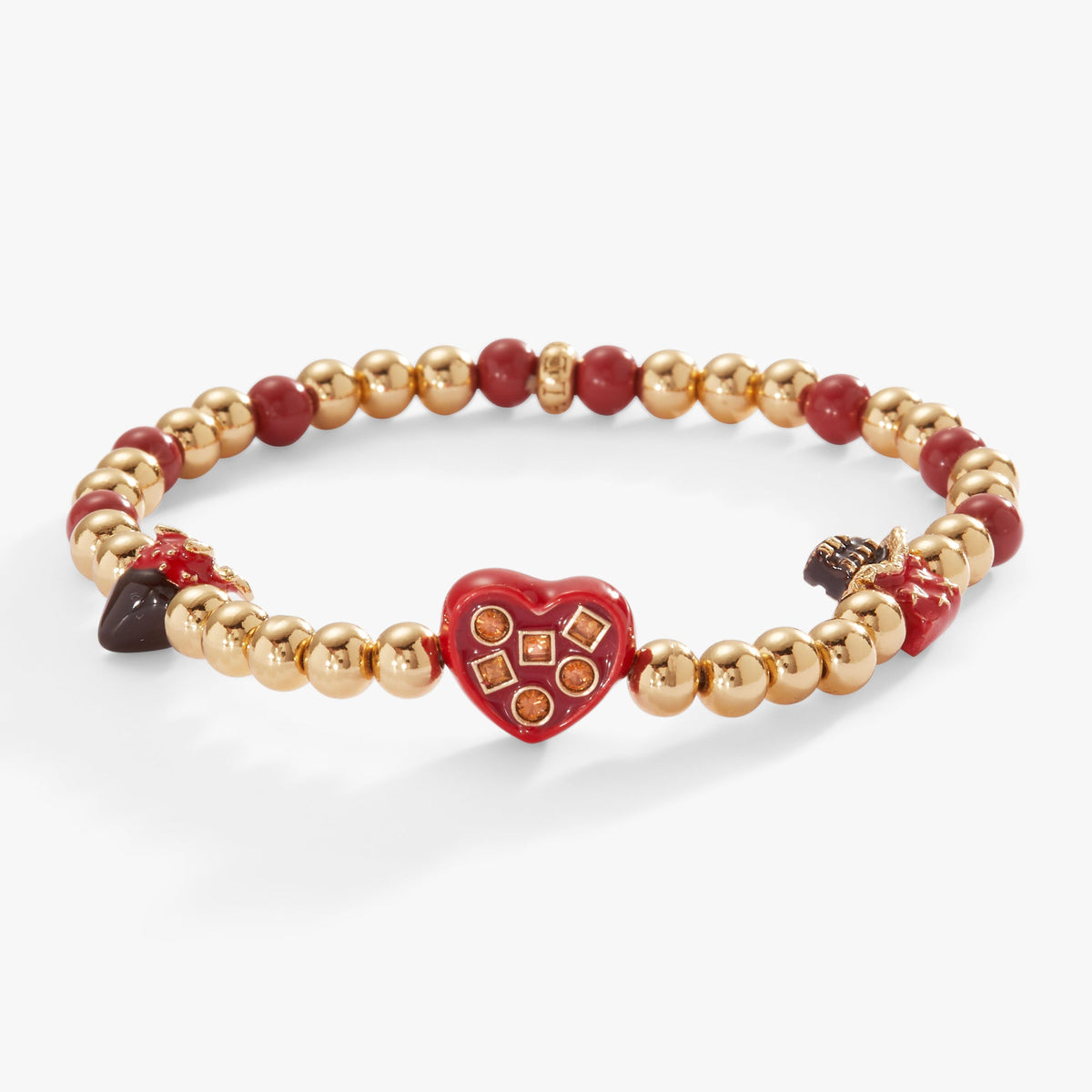 Alex and Ani ”Chocolate Is My Love Language” Stretch Bracelet