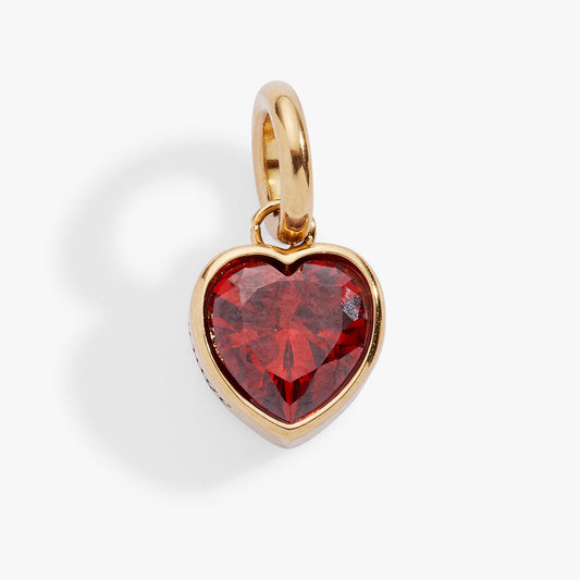Alex and Ani Courage' Heart Birthstone Charm-JAN