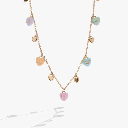 Alex and Ani Sweethearts necklace- multicharm