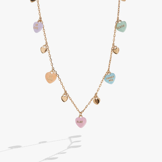Alex and Ani Sweethearts necklace- multicharm