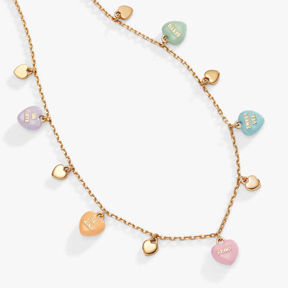 Alex and Ani Sweethearts necklace- multicharm