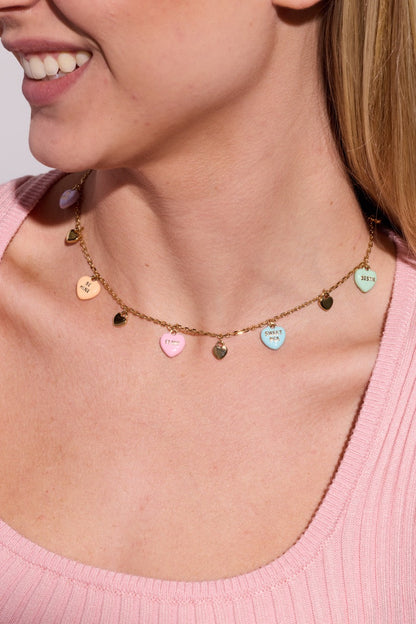 Alex and Ani Sweethearts necklace- multicharm