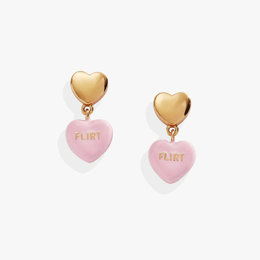 Alex and Ani Sweethearts Tough Questions-drop earring flirt