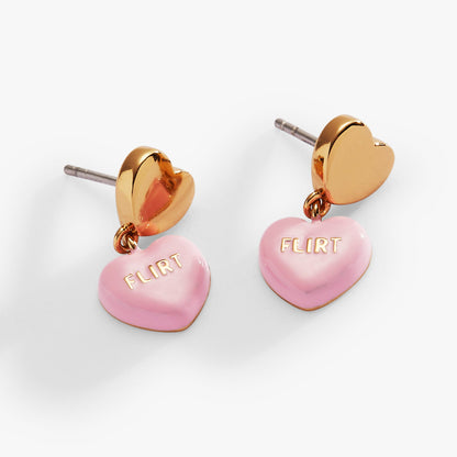 Alex and Ani Sweethearts Tough Questions-drop earring flirt