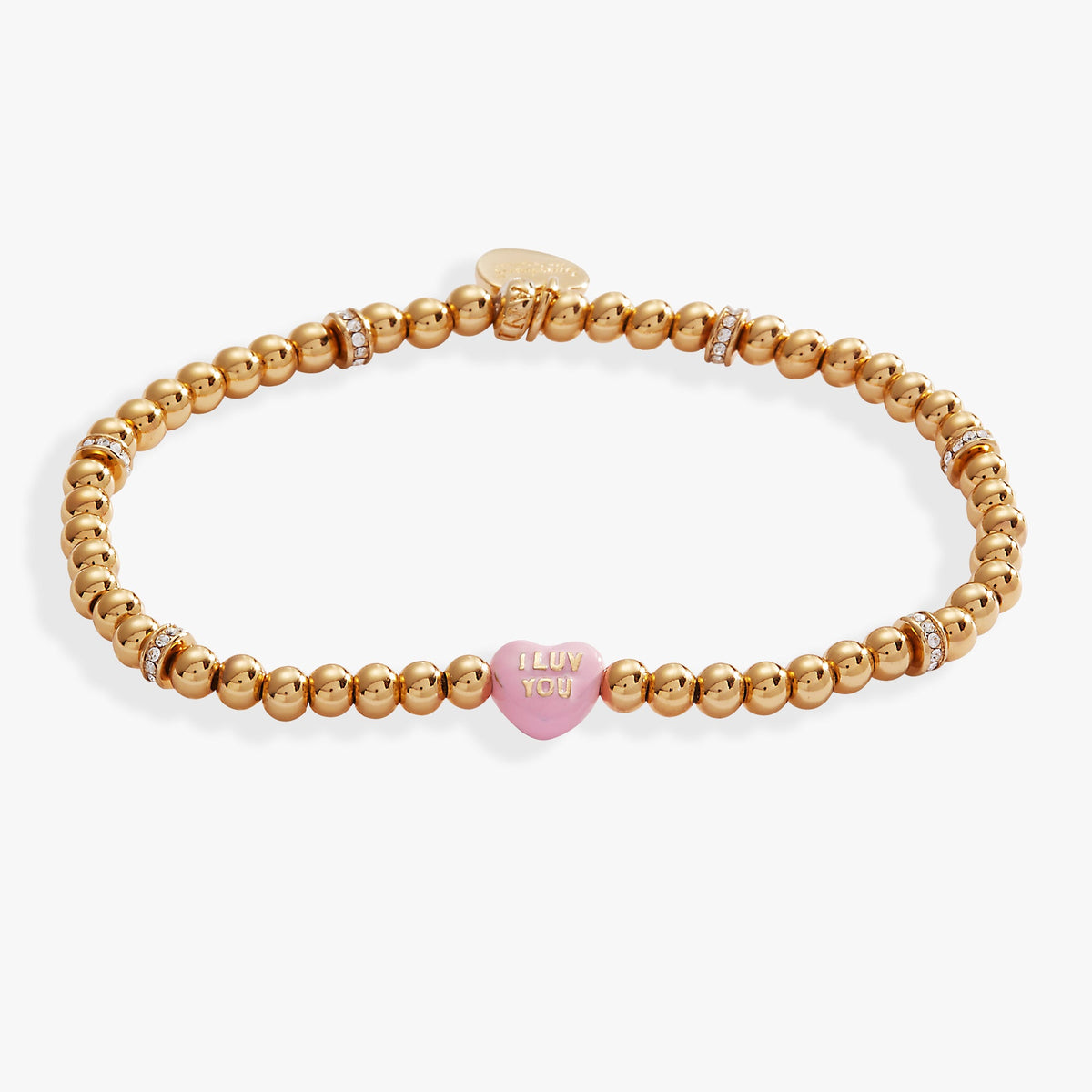 Alex and Ani Sweet Hearts Tough Questions-stretch I luv you